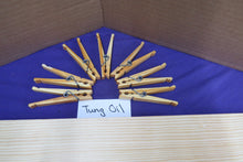 Load image into Gallery viewer, Clothespins Hand Made - Spring Clothespins - Lightly Oiled with Tung Oiled Finish - Sold in packs of 10