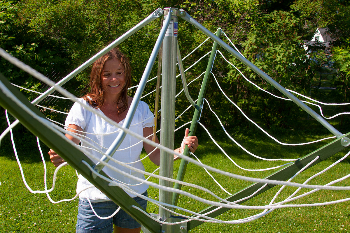 Rotary washing line discount rope