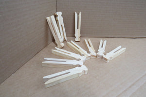 Clothespins - Deluxe Sunshine Straight Clothespins - Sold in packs of 10 - Tung Oiled Finish