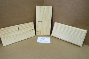 Wood Wall Plaques with Molded Edges, bare with no finish