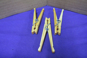 Clothespins Hand Made - Spring Clothespins - Bare (no finish) - Sold in packs of 10