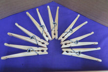 Load image into Gallery viewer, Clothespins Hand Made - Deluxe Sunshine Spring Clothespins - Sold in packs of 10