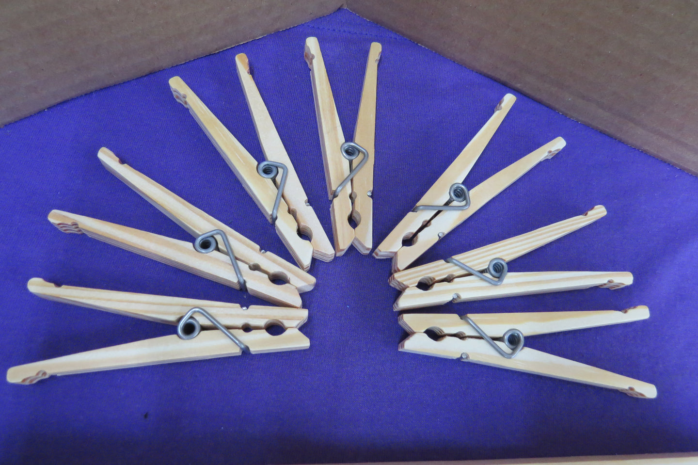 Clothespins Hand Made - Spring Clothespins - Bare (no finish) - Sold in packs of 10